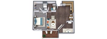1 Bedroom - Eastman