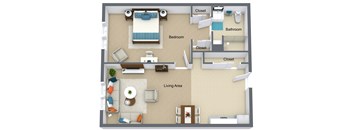 1 bedroom retirement home apartment in Reno, NV