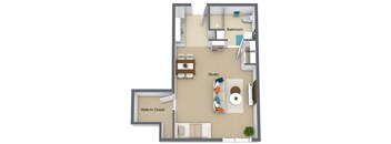 Studio senior apartment in Reno, NV