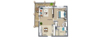 1 bedroom apartment for seniors in Reno, NV