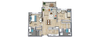 2 bedroom retirement community apartment in Utica, NY