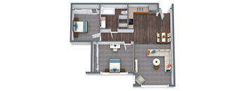 Esther Short, 2 bedroom residence at Vancouver Pointe