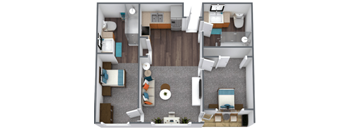 Saint Helens, 2 bedroom residence at Vancouver Pointe