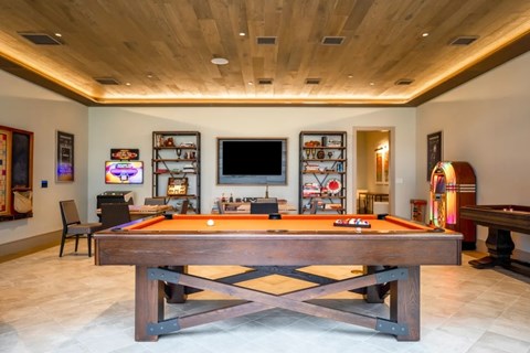 Game room at Canvas Valley Forge, King of Prussia, PA