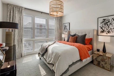 Cozy bedroom at Canvas Valley Forge, King of Prussia