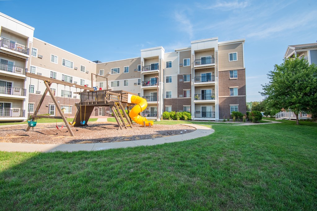 private playground at the flats at big tex apartments