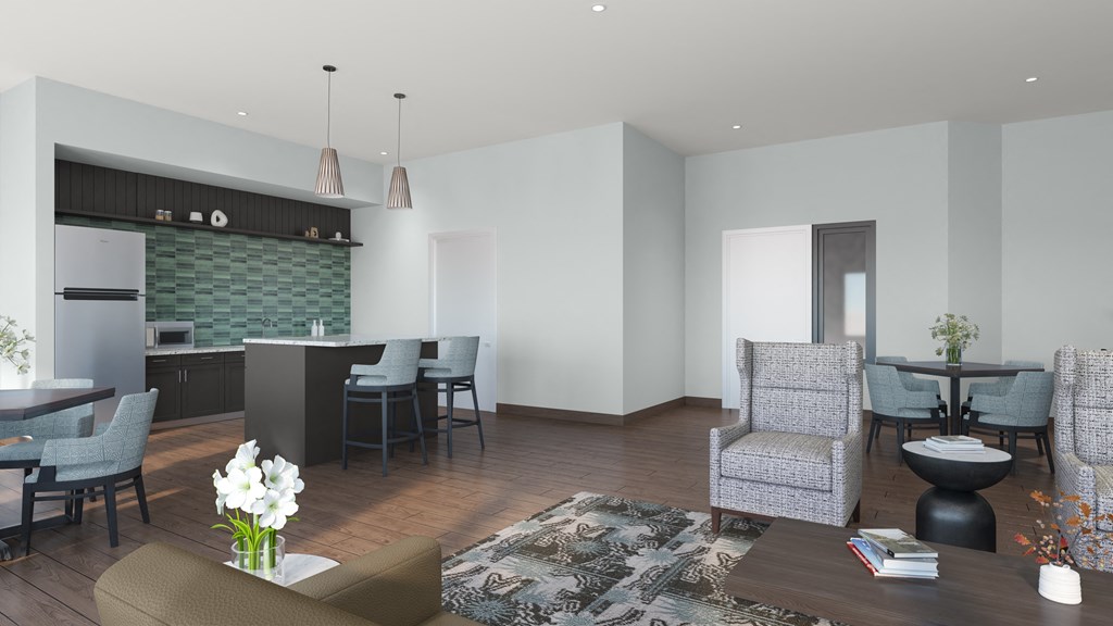 Renderings of the Community Room