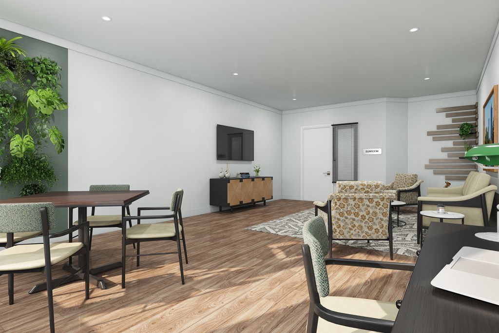 Renderings of the Community Room