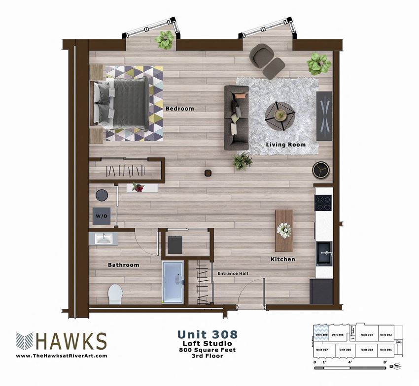308-Loft 3rd Floor