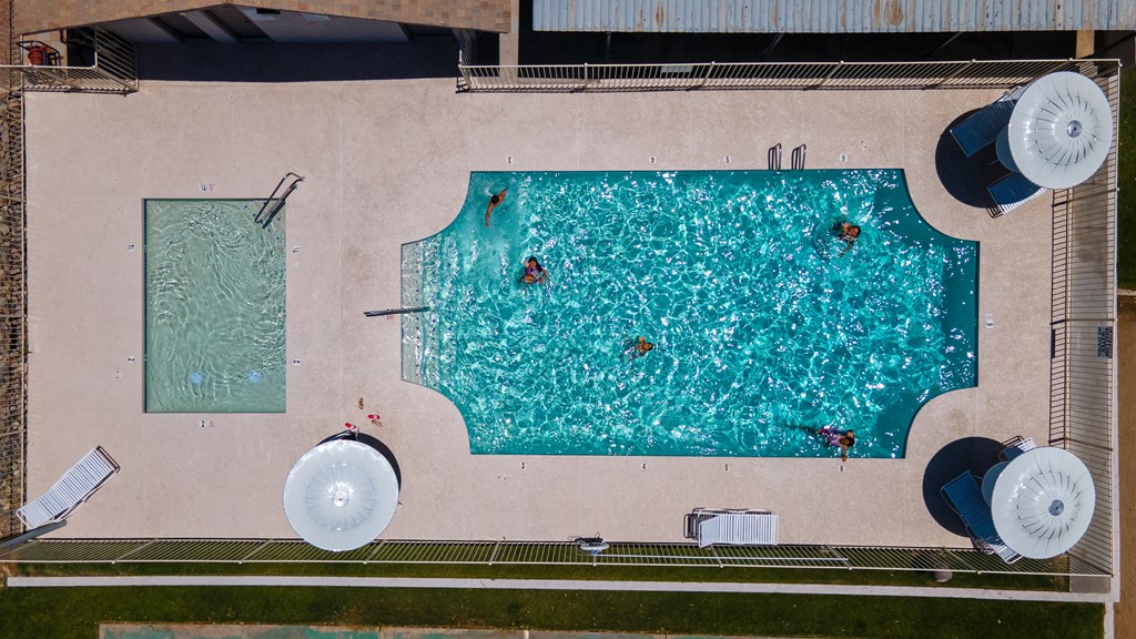 Aerial Pool View