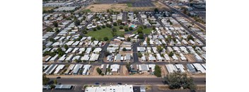 Aerial view of Belaire Manor
