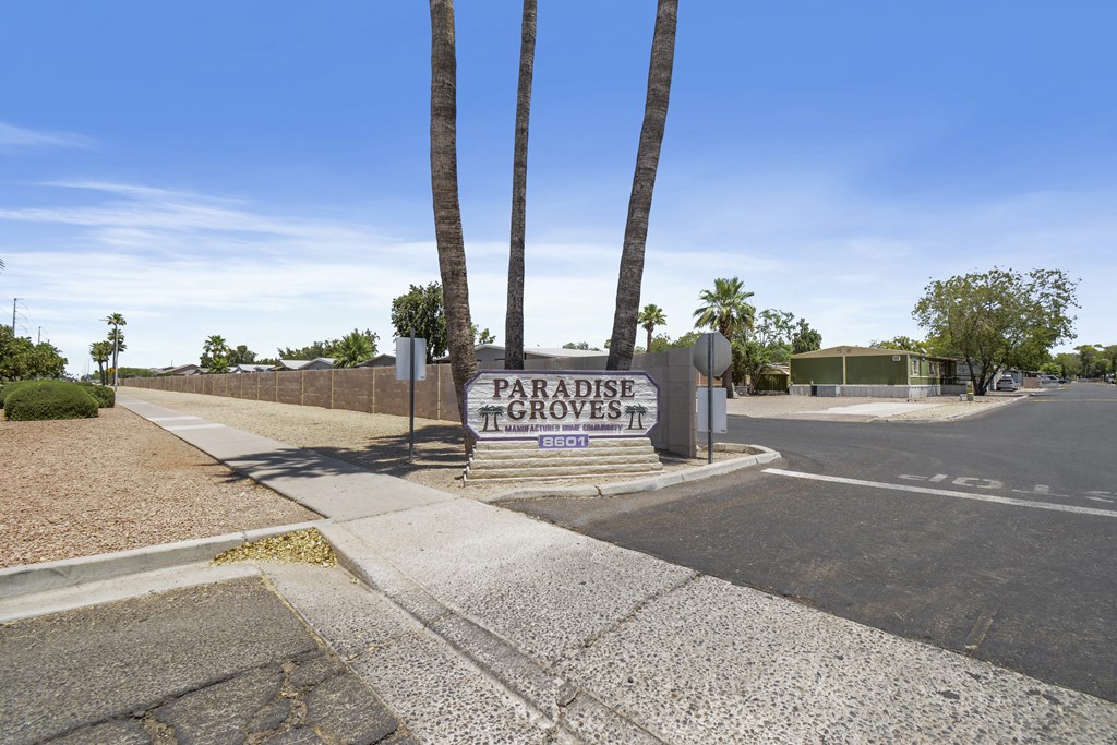 Paradise Groves entrance