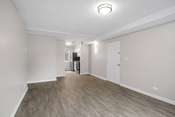 Living room at The Meridian at Lakewood, Lakewood, CO, 80228