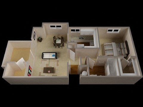 One Bedroom Apartment