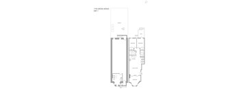 A floor plan for a unit at 1190 Greene Avenue shows a living room, two bedrooms, a kitchen, a deck, and a garden.
