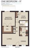 Paddock on Park Row Plan 1F