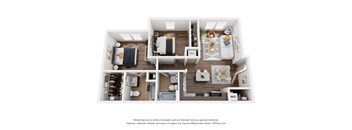 a 1 bedroom floorplan is shown in this image