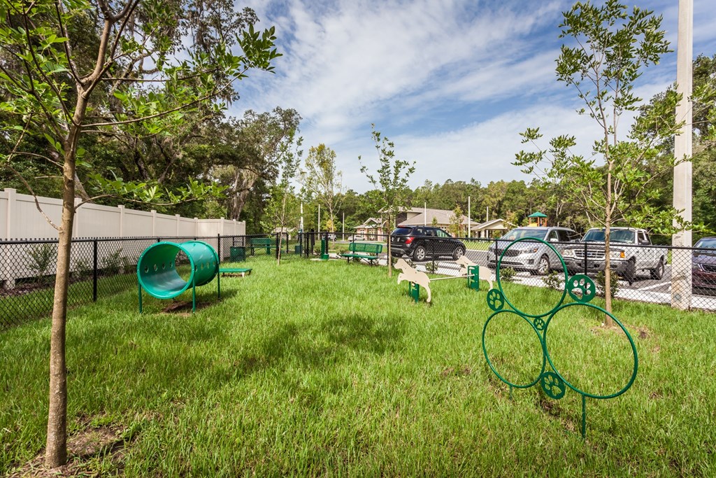 the park has a large yard with a playground and a basketball court