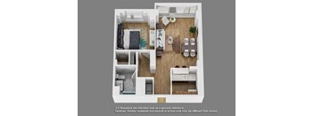 A05 Floor Plan at Shearwood Station, New Rochelle, NY, 10801