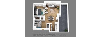 A06 Floor Plan at Shearwood Station, New Rochelle, NY