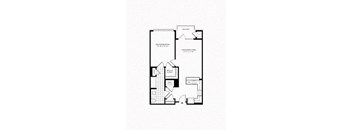 A1 Floor Plan at The Sheffield Englewood, Englewood, NJ, 07631