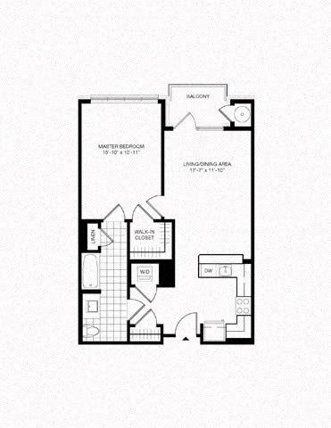A1 Floor Plan at The Sheffield Englewood, Englewood, NJ, 07631