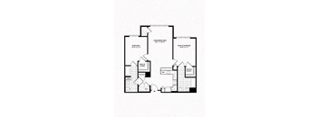 B1 Floor Plan at The Sheffield Englewood, Englewood, New Jersey