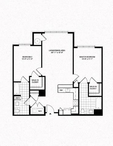 B1 Floor Plan at The Sheffield Englewood, Englewood, New Jersey
