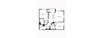 B3 Floor Plan at The Sheffield Englewood, New Jersey