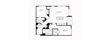 B5 Floor Plan at The Sheffield Englewood, New Jersey