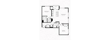 B6 Floor Plan at The Sheffield Englewood, New Jersey