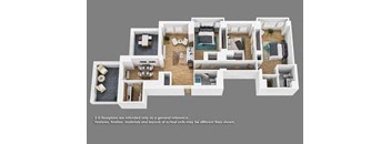 CE3 Floor Plan at Shearwood Station, New Rochelle, NY, 10801