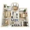 Mid 1BR 1BA Den