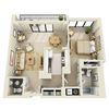 Tower 1BR 1BA