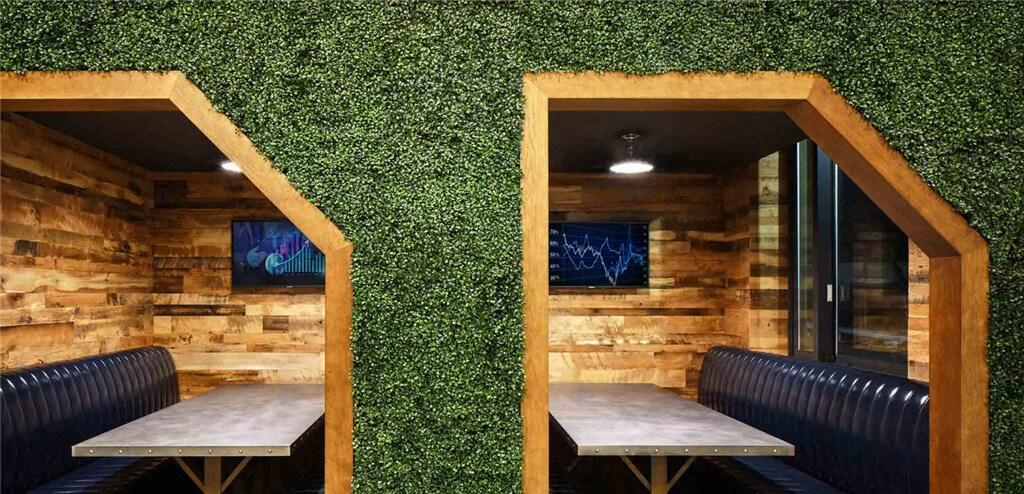 a couple of tables sitting next to each other in a room  at Shearwood Station, New York