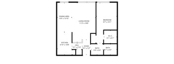 One Bed, One Bath