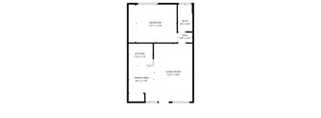 One Bedroom, One Bath