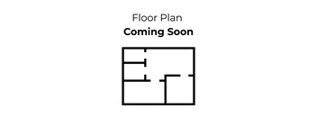 A black and white drawing of a floor plan is labeled "Coming Soon".