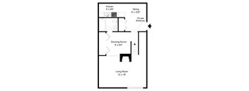 Yarmouth Pointe Studio Floor Plan