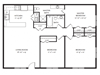 Taymil Andover Place 3 Bedroom 1.5 Bathroom Floor Plan Taymil Andover Place 3 Bedroom 1.5 Bathroom Floor Plan