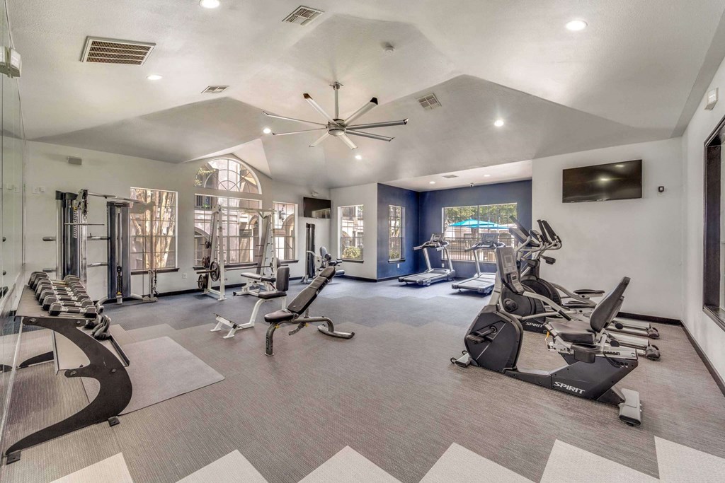 The gym at The Atlantic Palazzo, San Marcos, TX, 78666