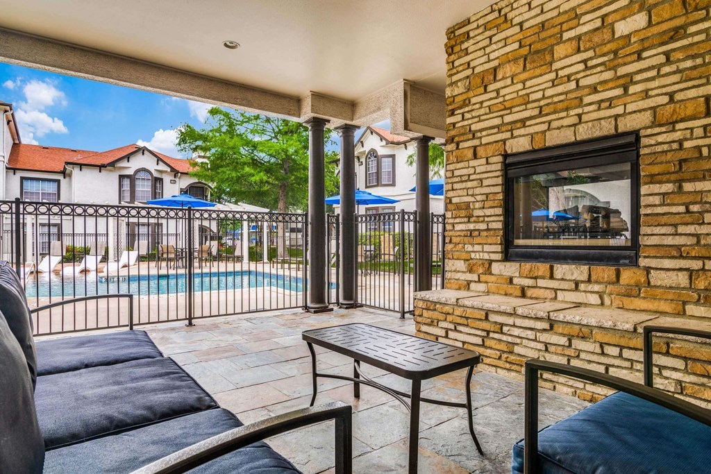 Outdoor Fire Lounge at The Atlantic Palazzo, San Marcos, Texas
