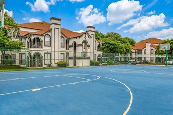 Basketball court at The Atlantic Palazzo, San Marcos