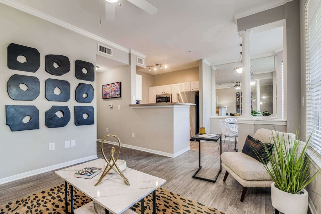 Living room at The Atlantic Palazzo, Texas, 78666