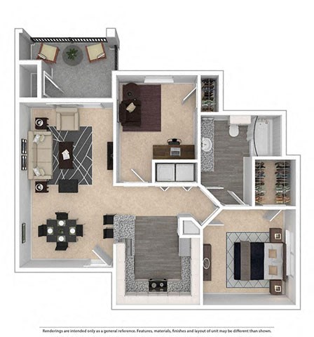 1x1 842 sqft at Franciscan of Arlington, Arlington, TX