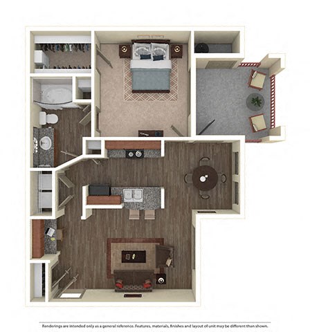 1 Bd 1 Ba The Genova SQFT 800- Mira Loma at The Atlantic Mira Loma, Live Oak, 78233