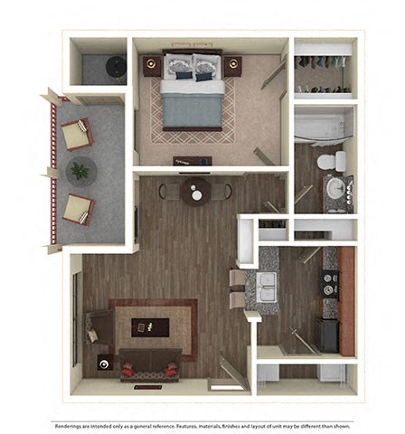 1 Bd 1 Ba The Tuscan SQFT 680- Mira Loma at The Atlantic Mira Loma, Texas, 78233