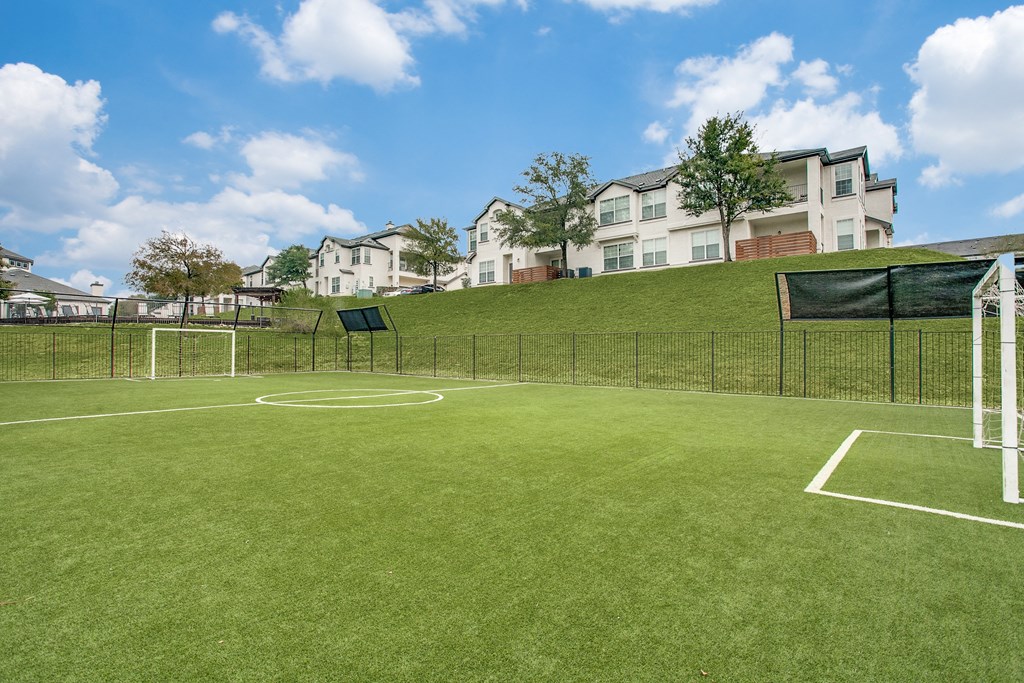 Soccer Field at The Atlantic Stone Oak Apartments, San Antonio, TX