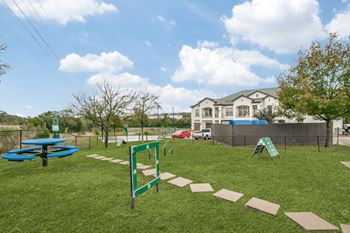 Beautiful landscape at The Atlantic Stone Oak Apartments, San Antonio, TX 78260