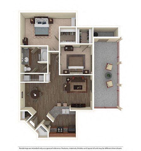 2 Bd 1 Ba The Verona SQFT 962- Mira Loma at The Atlantic Mira Loma, Live Oak, Texas